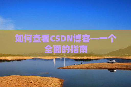 如何查看CSDN博客—一个全面的指南